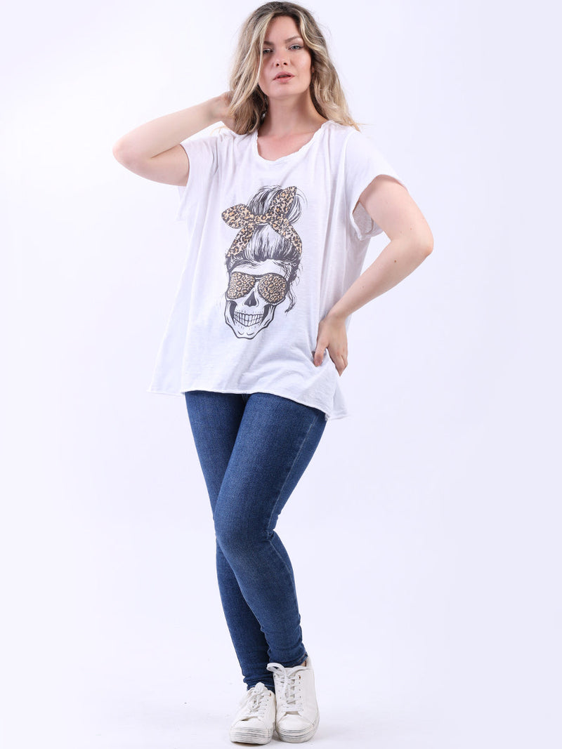 Women Cotton Tee White