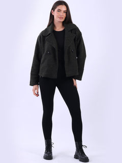 Italian Woolen Coat Khaki