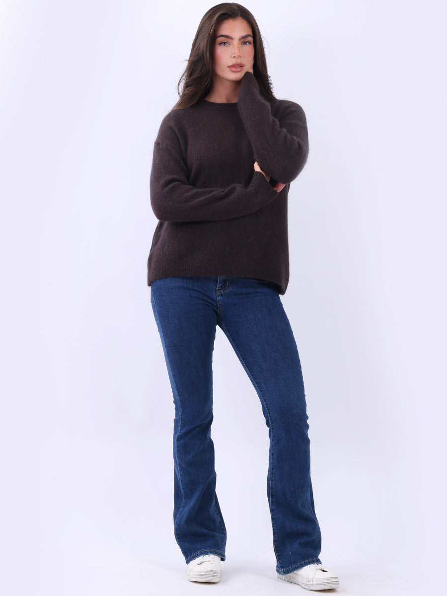 Knitted Jumper Chocolate