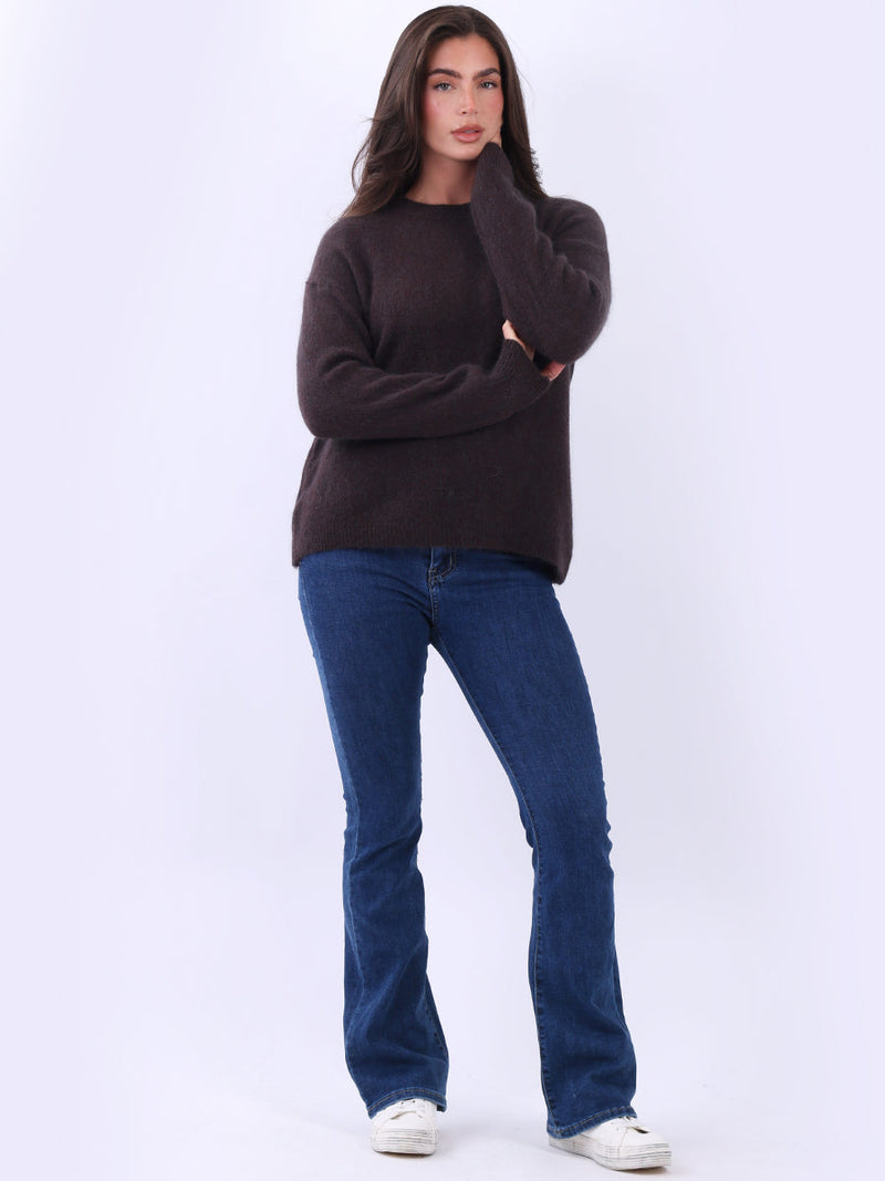 Knitted Jumper Chocolate