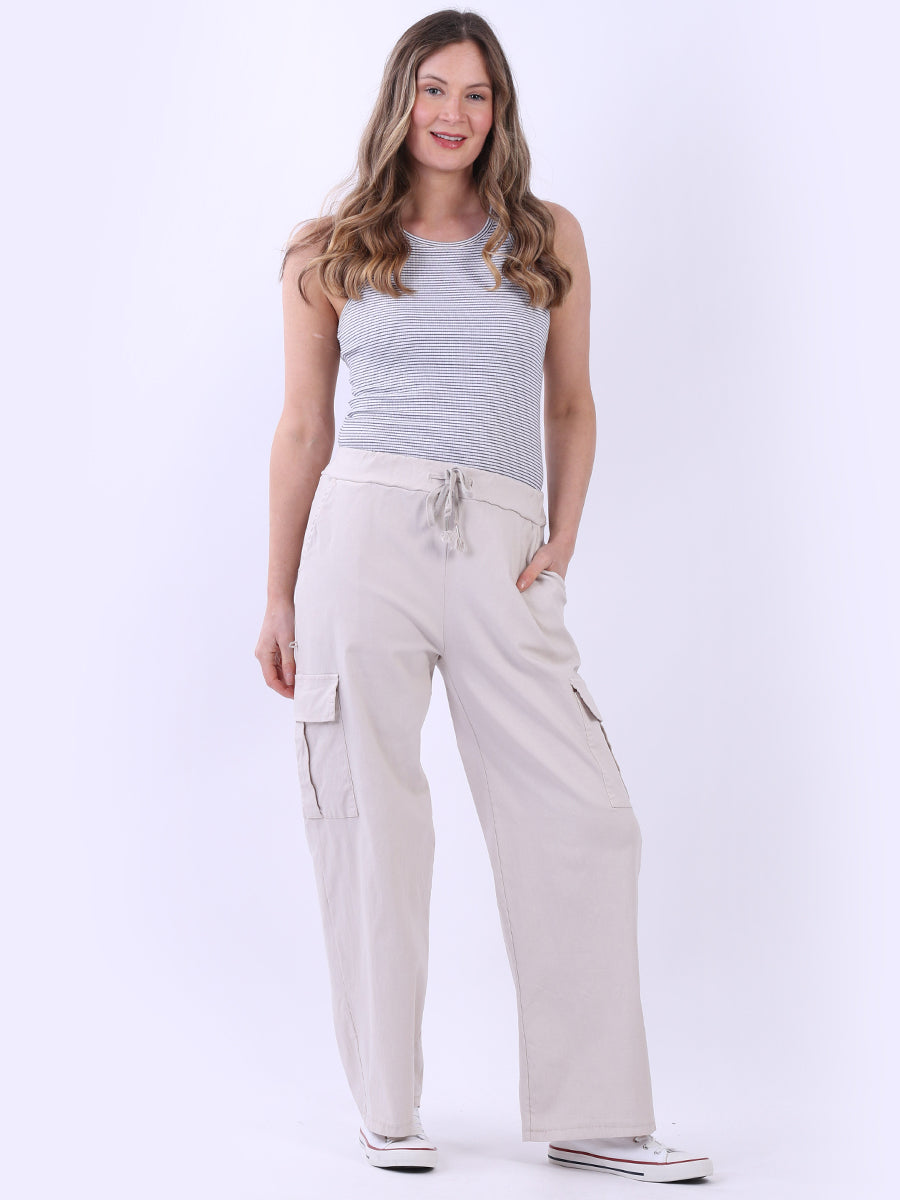 Wide Leg Magic Pant Beige