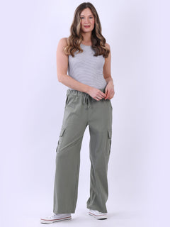 Wide Leg Magic Pant Khaki