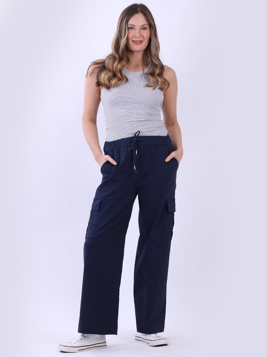 Wide Leg Magic Pant Navy