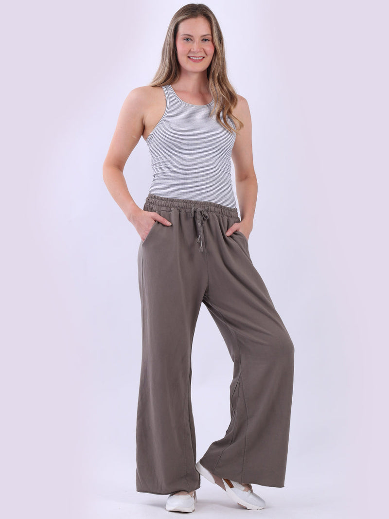 Women Cotton Trouser Mocha