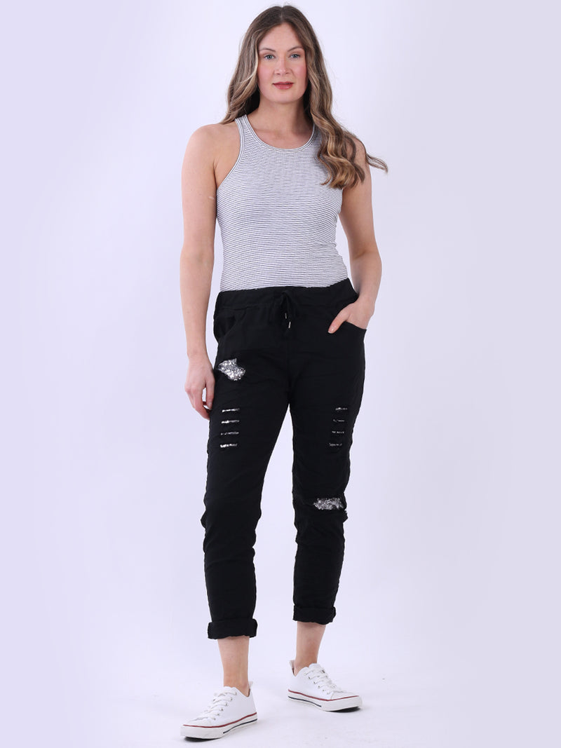 Ripped Magic Pant Black