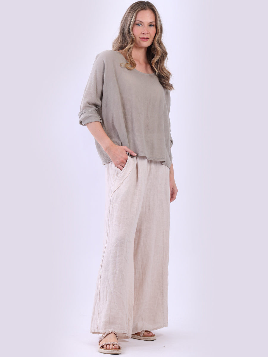 Cotton Crop Top Mocha