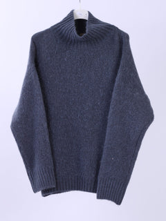 Knitted Crop Woolen Jumper Charcoal