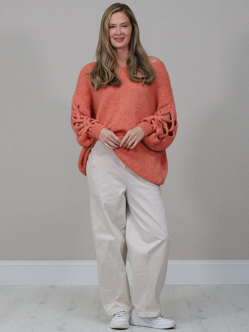 Plus Size Woolen Jumper Sugar Poppy