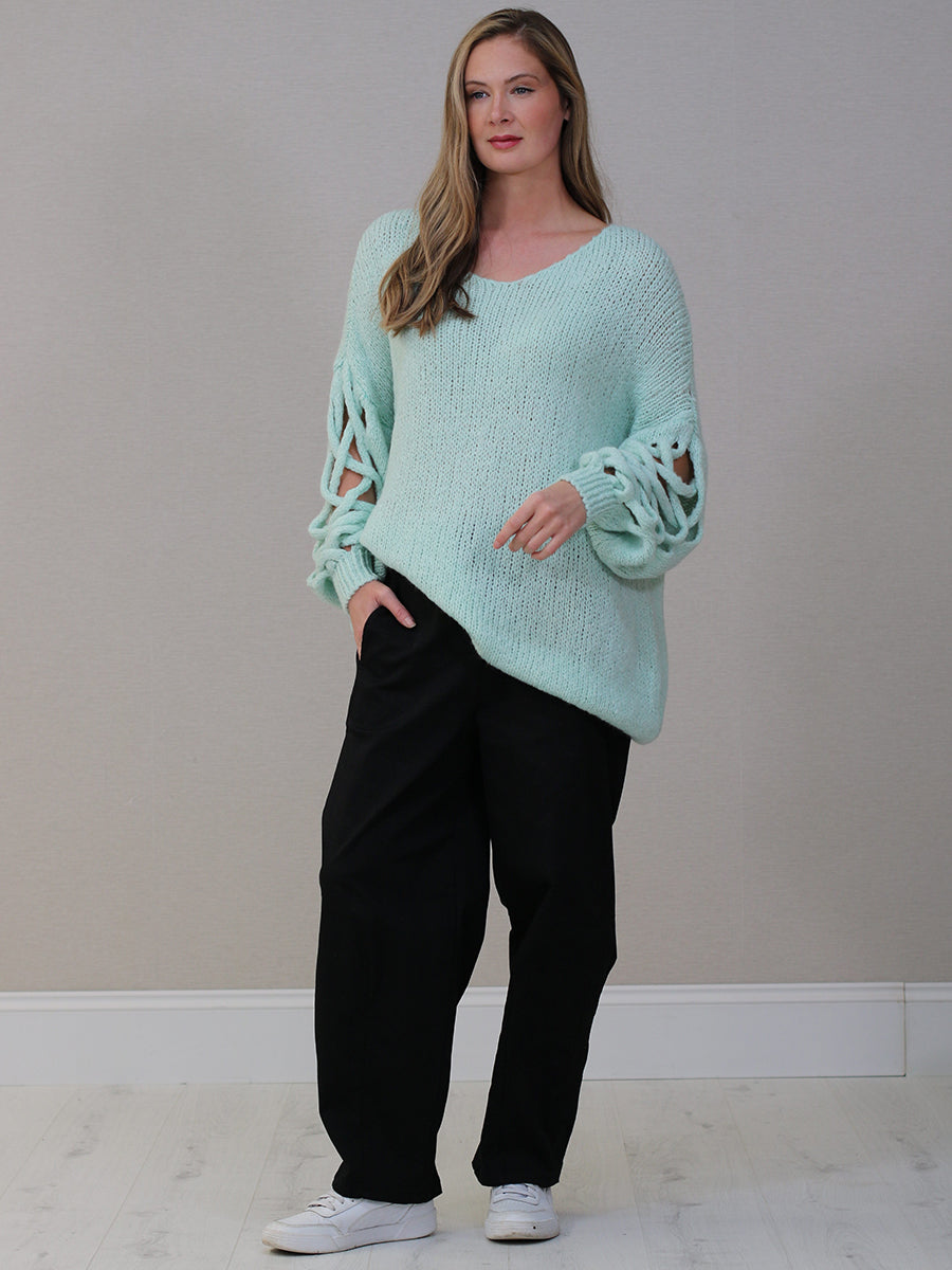 Plus Size Woolen Jumper Tiffany