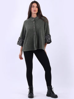 Button Down Jacket Khaki