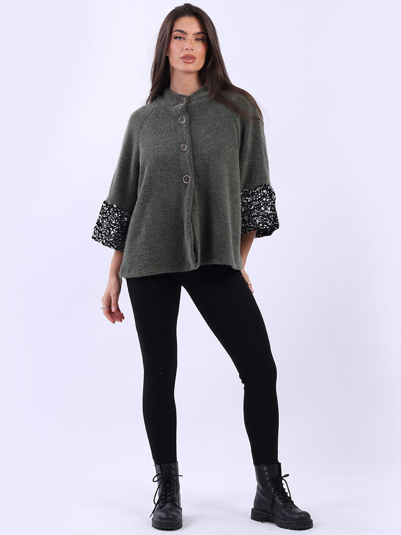 Button Down Jacket Khaki