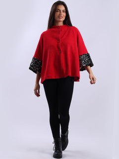 Button Down Jacket Red