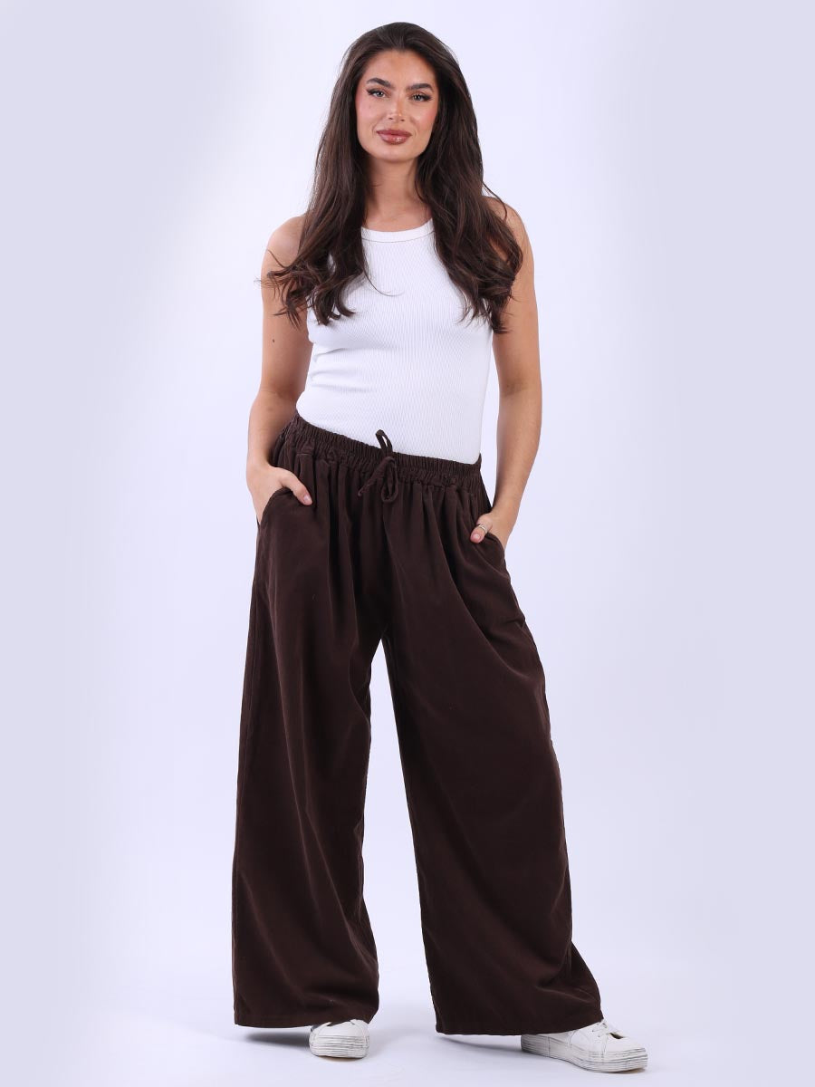 Cotton Corduroy Pant Chocolate
