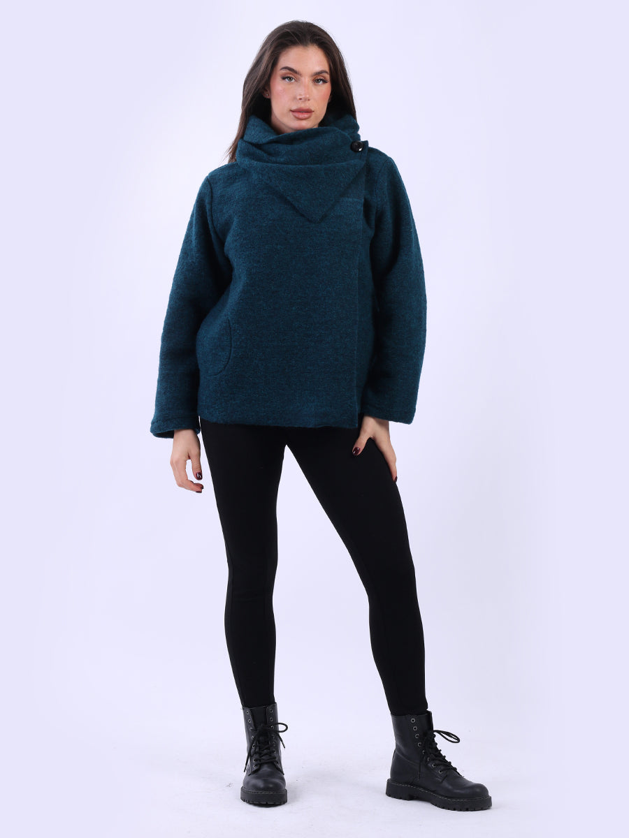 Woolen Jacket Teal