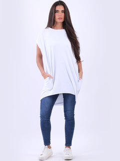 Women Solid Cotton Dress White