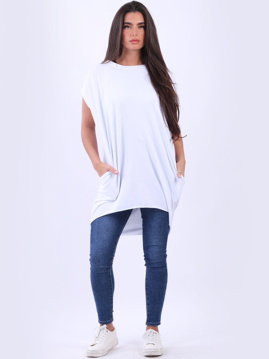 Women Solid Cotton Dress White