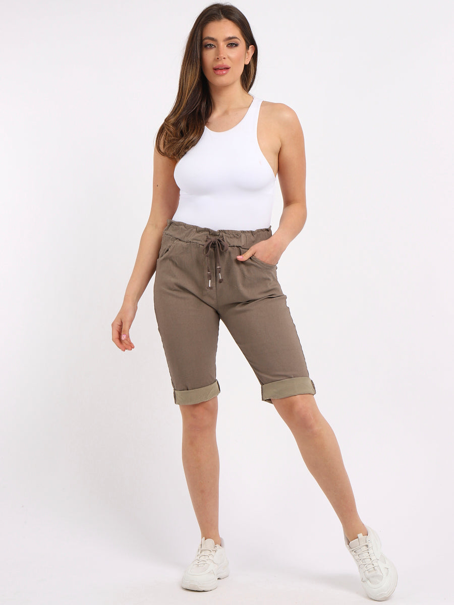 Plain Safari Shorts Mocha