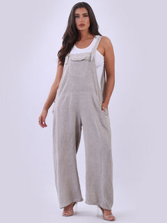 Wide Leg Pabo Jumpsuit Beige