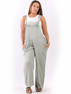 Wide Leg Pabo Jumpsuit Khaki