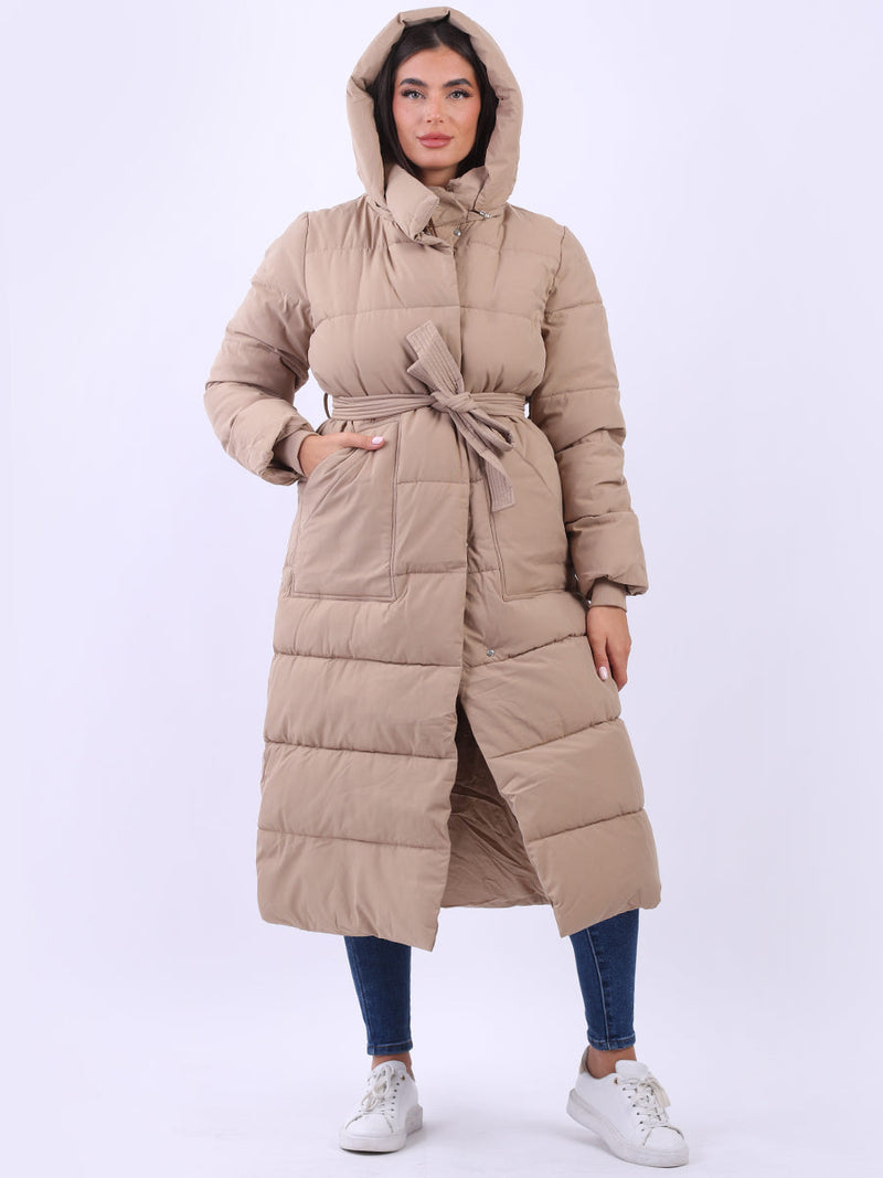 Plus Size Down Puffer Padded Coat