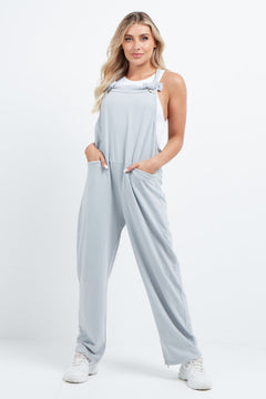 Solid Cotton Pabo Dungaree Silver