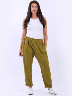 Women Sweat Comfy Pant Olive