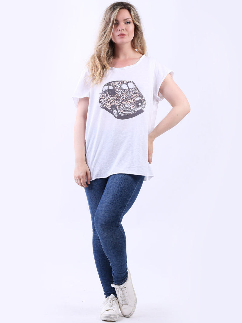 Cotton T shirt White