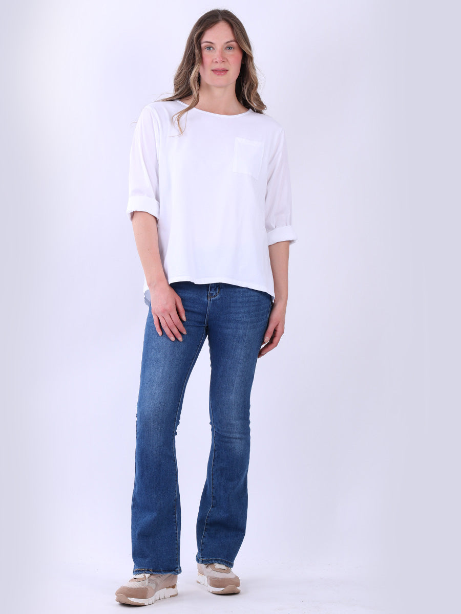 Women Cotton T-Shirt White
