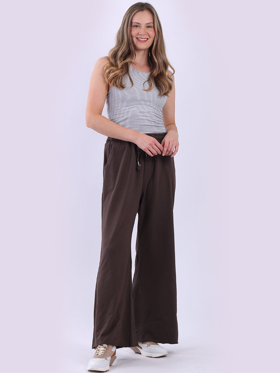 Women Cotton Trouser Chocolate 