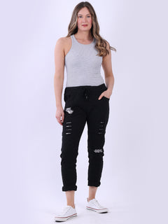 Ripped Magic Pant Black
