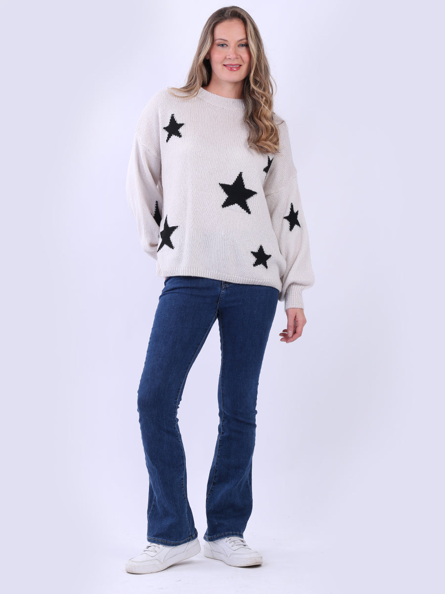 Knitted Crop Wooly Jumper Mocha