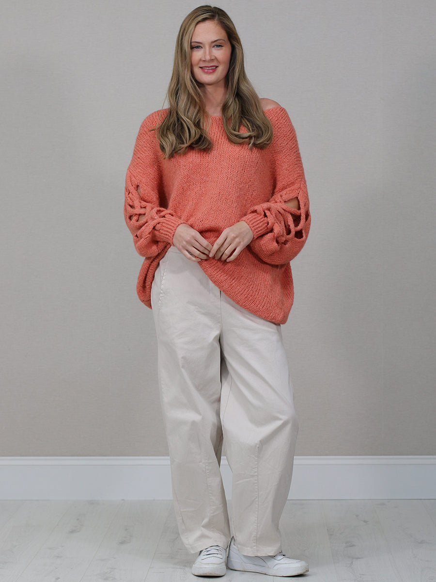 Plus Size Woolen Jumper Sugar Poppy