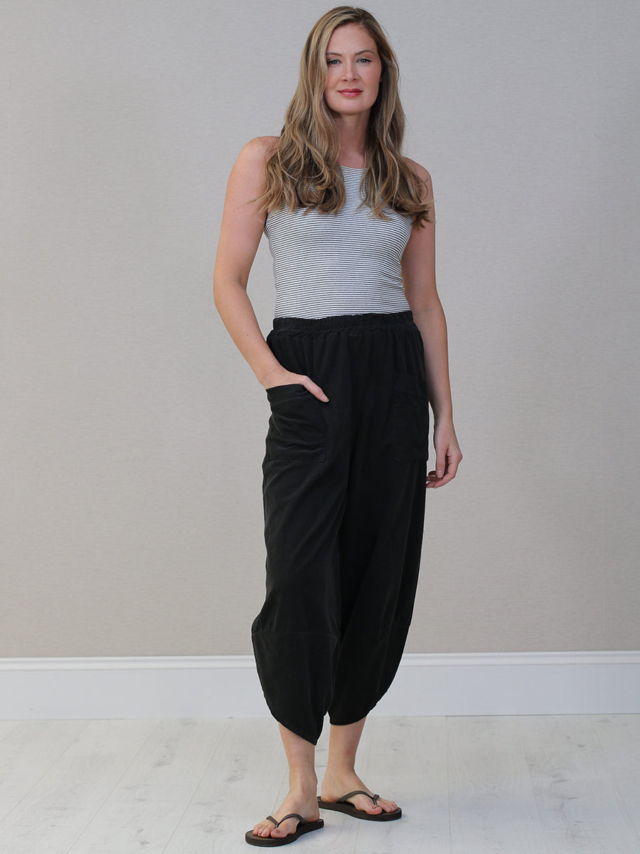 Solid Corduroy Relaxed Fit Trouser Charcoal