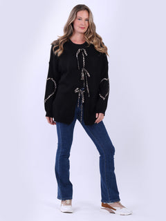 Knitted Cardigan Black