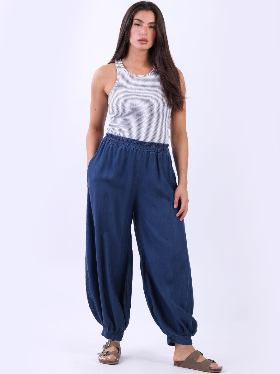Loose Fit Denim Trouser Denim