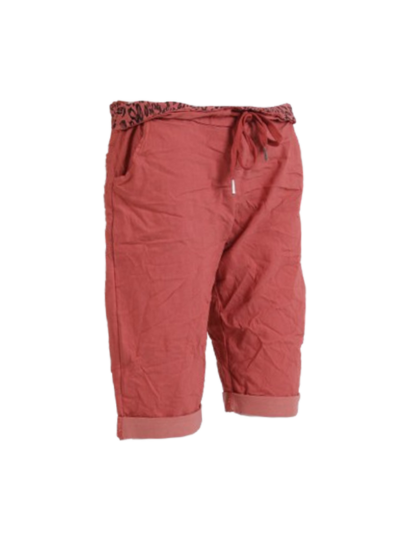 Plain Safari Shorts Sugar Poppy