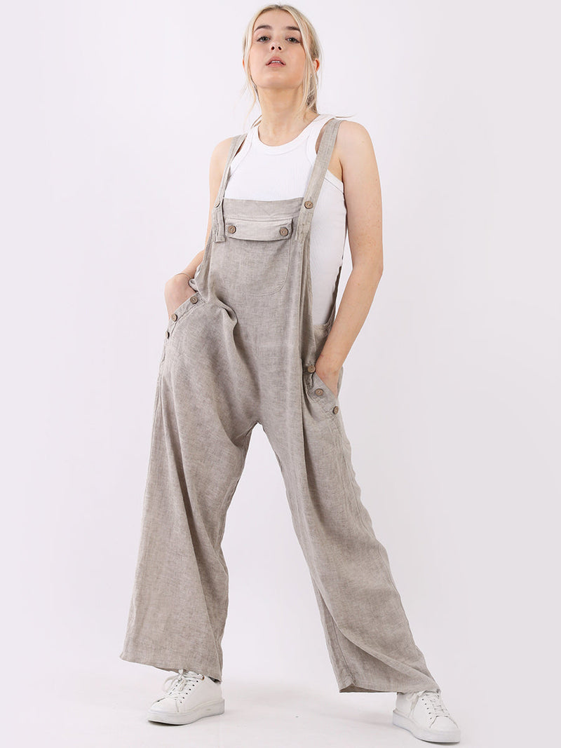 Wide Leg Pabo Jumpsuit Mocha