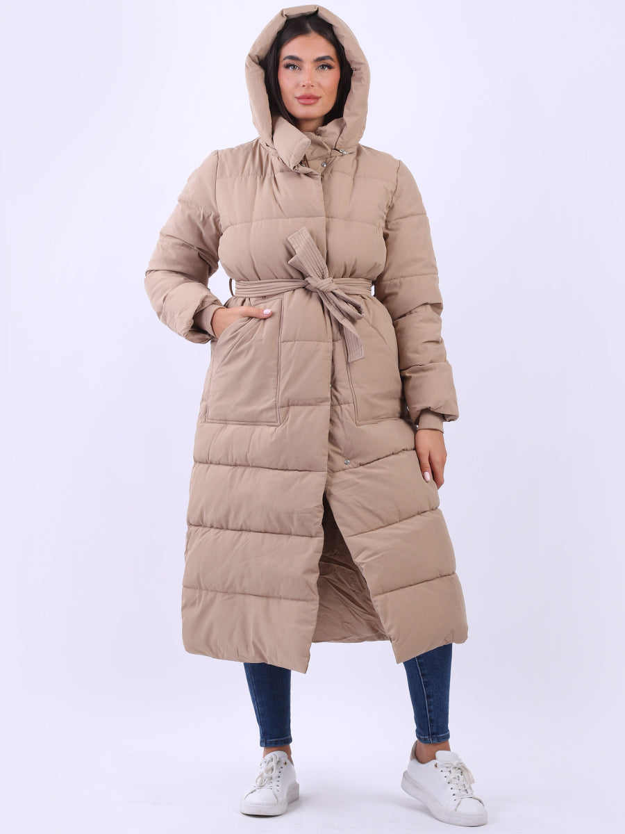 Plus Size Down Puffer Padded Coat