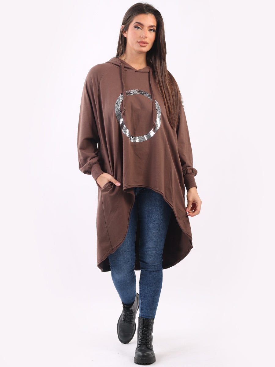 Cotton Hoodie Chocolate