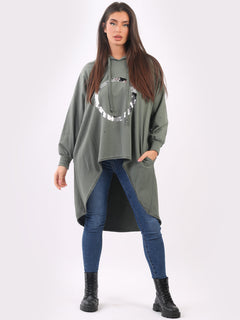 Cotton Hoodie Khaki