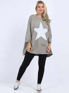 Women Plus Size Tee Mocha