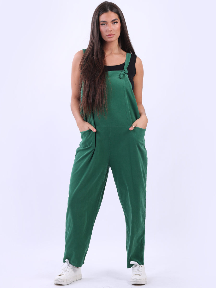Corduroy Cotton Pabo Jumpsuit Gucci Green