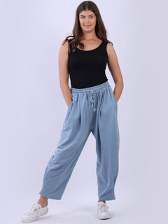 Women Cotton Trouser Denim