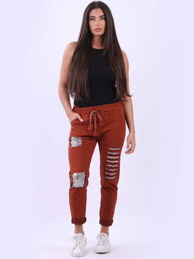 Women Magic Pant  Rust