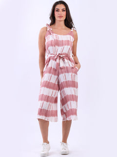 Tie Dye Cotton Playsuit Sugar Poppy
